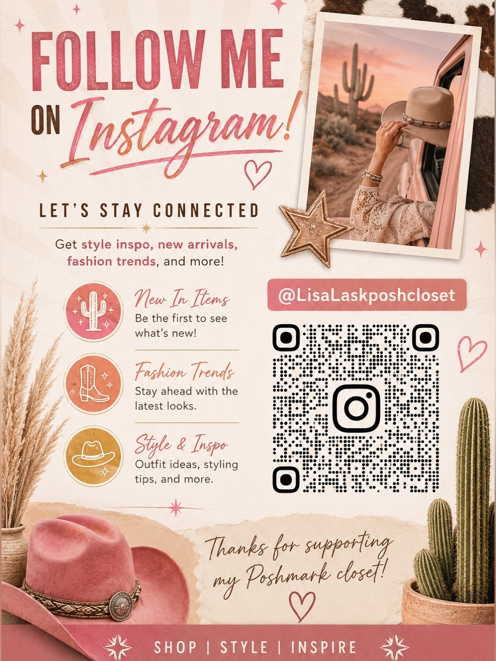 Let’s Connect! Follow Me on Instagram for New Arrivals & Style Inspo!